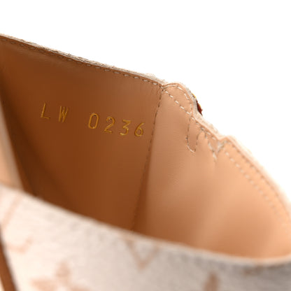 Louis Vuitton Monogram LV Frame Flat Mule 40 Dune Beige 9 of 10