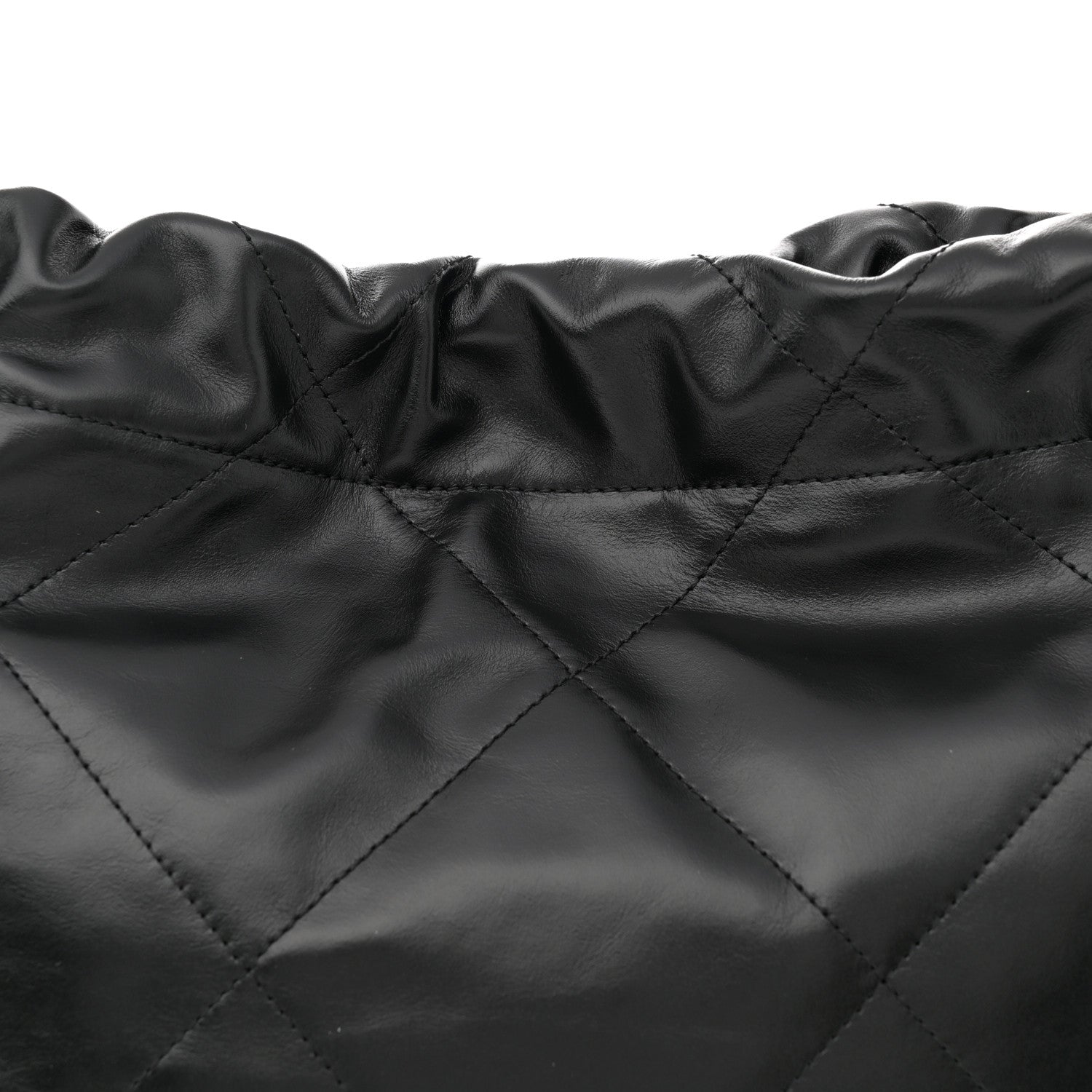 Chanel Shiny Calfskin Quilted Small Chanel 22 Black 9 of 11