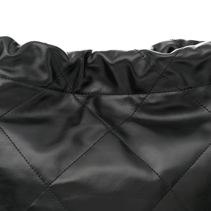 Chanel Shiny Calfskin Quilted Small Chanel 22 Black 9 of 11