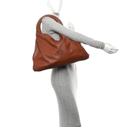 Valentino Garavani Calfskin Rockstud Hobo Selleria 2 of 18