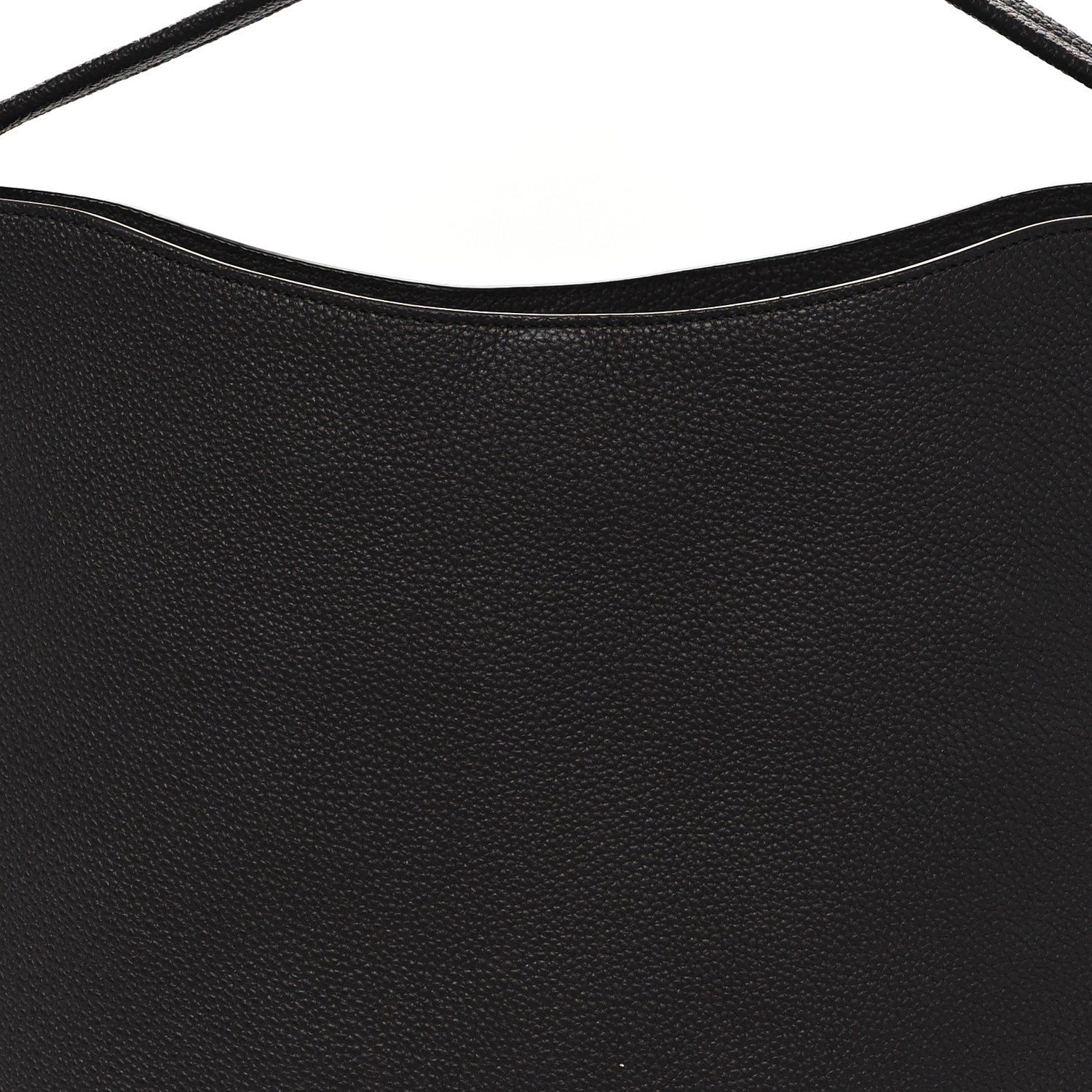 Tom Ford Pebbled Calfskin Large Alix Padlock Zip Hobo Bag Dark Brown 8 of 12