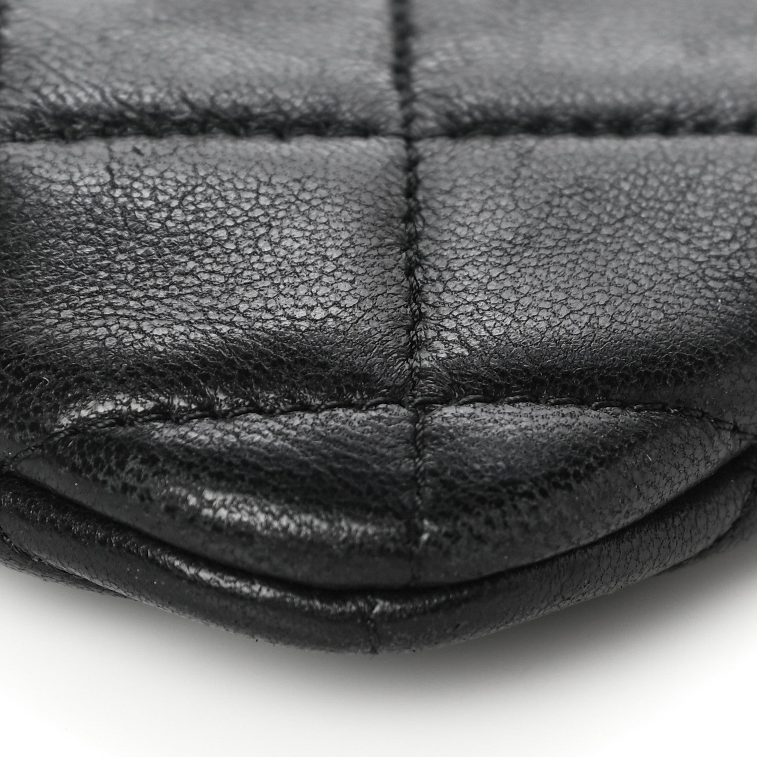 Chanel Lambskin Quilted Small Cosmetic Case Black 11 of 14
