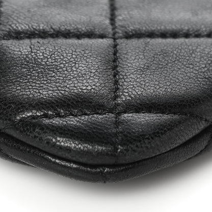 Chanel Lambskin Quilted Small Cosmetic Case Black 11 of 14