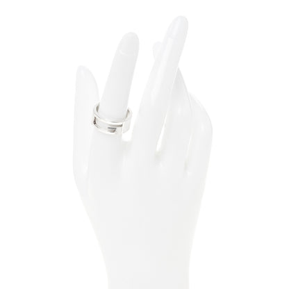 Gucci Sterling Silver G Cutout Ring 56 7.5 2 of 7