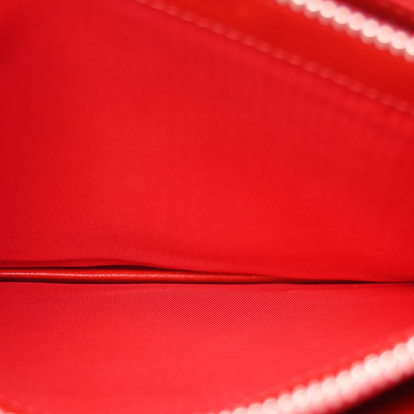 Goatskin Small Trio Crossbody Bag Alizarin