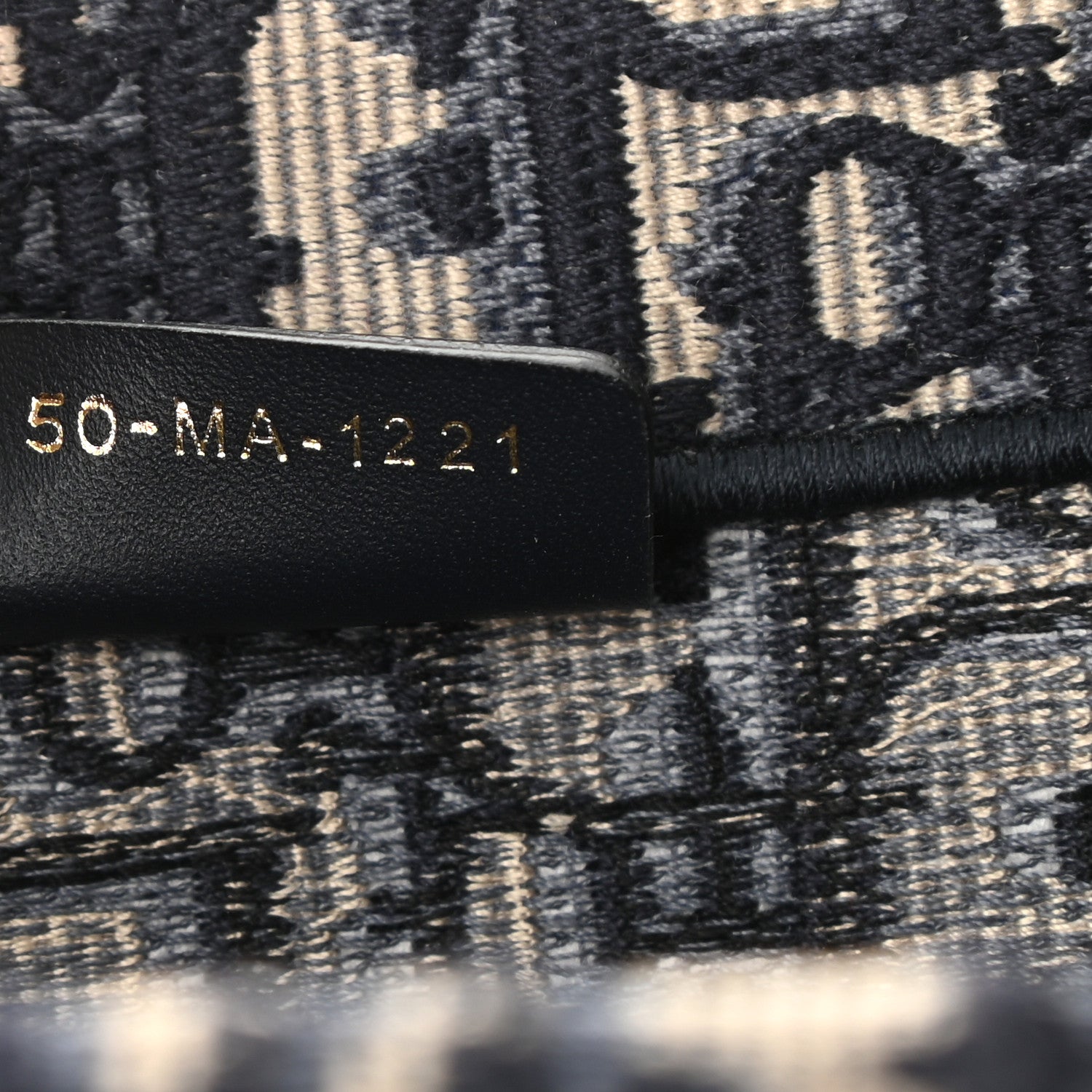 Christian Dior Oblique Small Book Tote Blue Multicolor 7 of 8