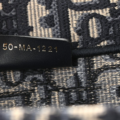 Christian Dior Oblique Small Book Tote Blue Multicolor 7 of 8