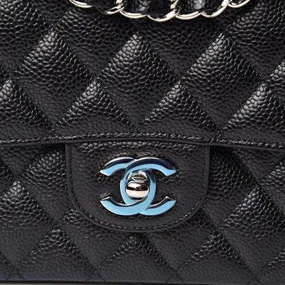 Chanel Caviar Quilted Medium Double Flap Black 10 of 11