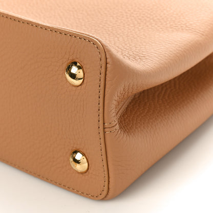 Louis Vuitton Taurillon Capucines MM Arizona Cognac 7 of 7