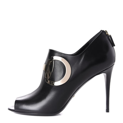 Gucci Malaga Kid Open Toe Pumps 40 Black 1 of 10