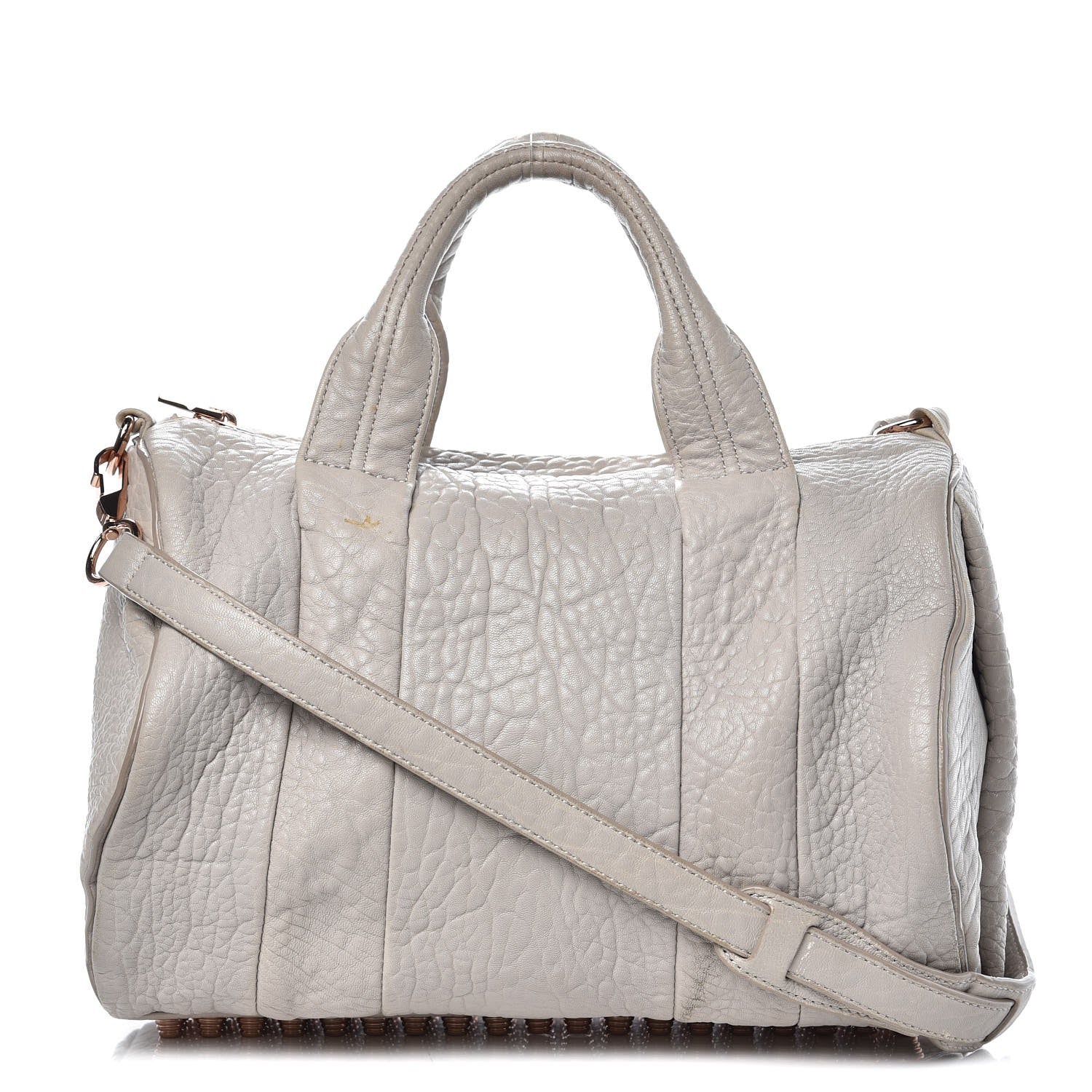 Alexander Wang Pebbled Lambskin Rocco Lilac Rose Gold Hardware 1 of 16