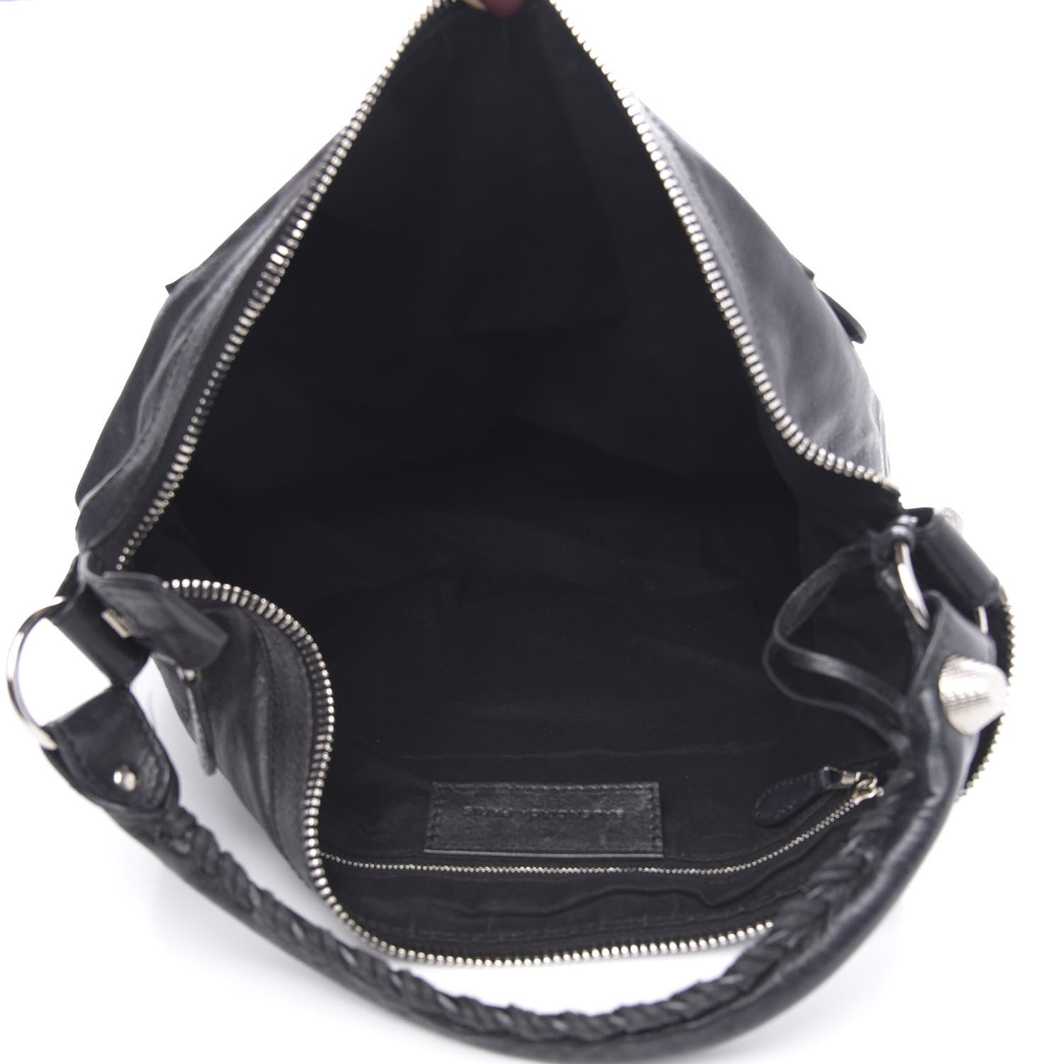 Balenciaga Chevre Giant 21 Silver Hardware Day Hobo Black 5 of 14