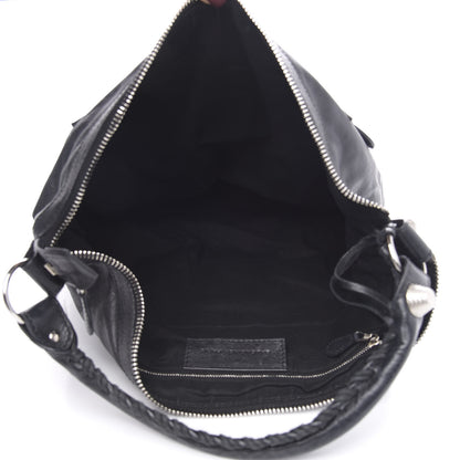 Balenciaga Chevre Giant 21 Silver Hardware Day Hobo Black 5 of 14