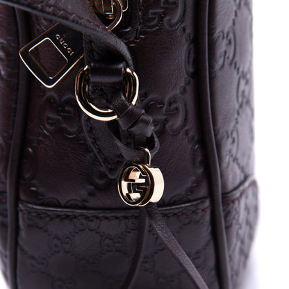 Gucci Guccissima Mini Bree Messenger Bag Chocolate 12 of 12