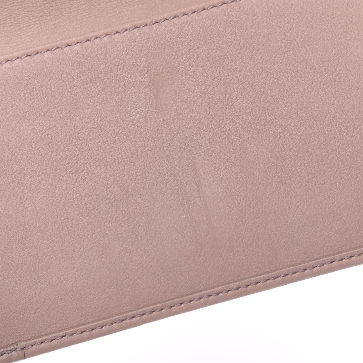 Microguccissima Continental Flap Wallet Light Pink