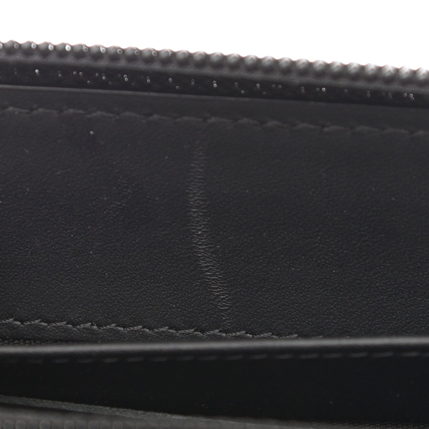 Caviar Large Timeless CC Zip Around Wallet Black