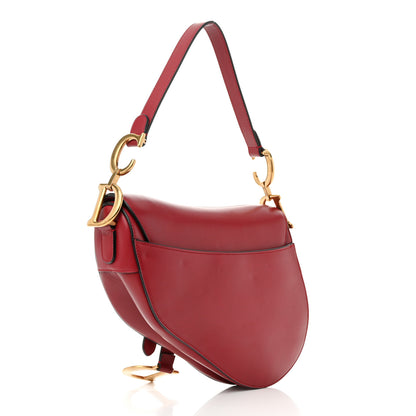 Christian Dior Calfskin Saddle Bag Scarlet 3 of 12