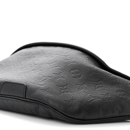 Louis Vuitton Calfskin Monogram Shadow Discovery Bumbag Black 10 of 10