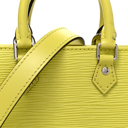 Louis Vuitton Epi Petit Sac Plat Yellow Citron 8 of 10