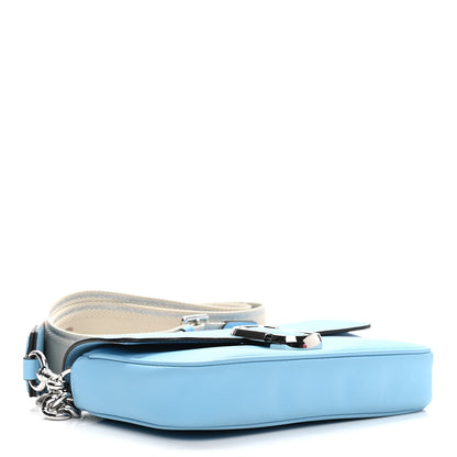 Marc Jacobs Calfskin The J Marc Shoulder Bag Air Blue 3 of 13