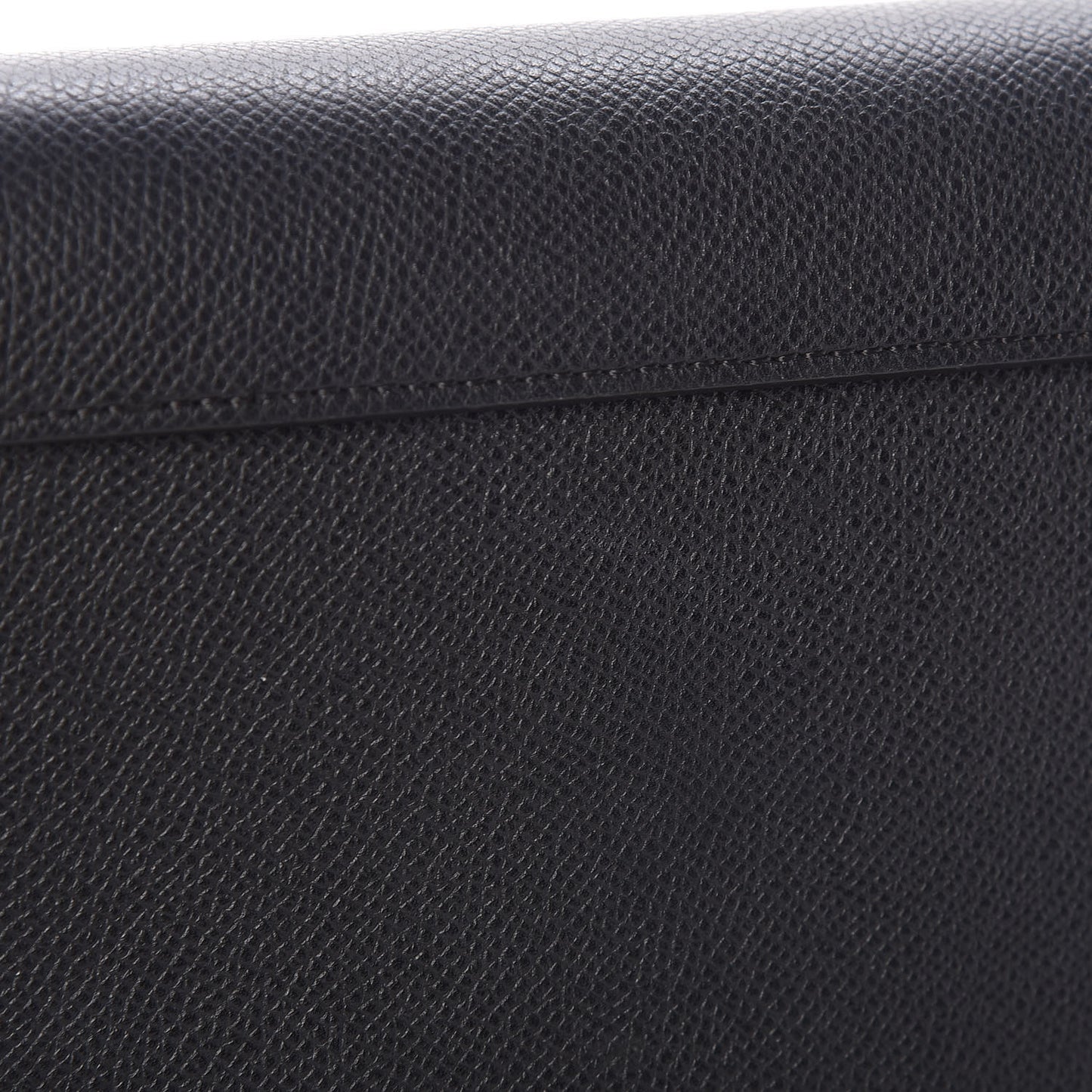 Grained Calfskin Mini Belt Bag Black