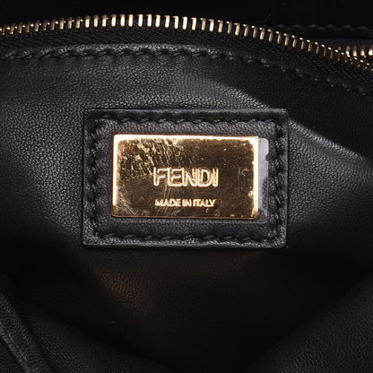 Fendi Nappa Mini Peekaboo Iconic Satchel Black 9 of 11