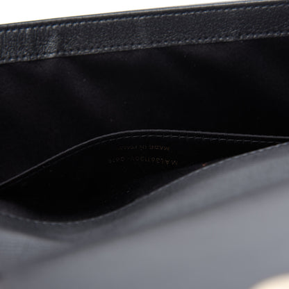 Saint Laurent Calfskin Monogram Large Belle De Jour Clutch Black 9 of 10