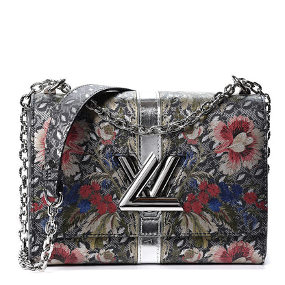 Louis Vuitton Calfskin Printed Twist Shoulder Bag MM Multicolor 1 of 9