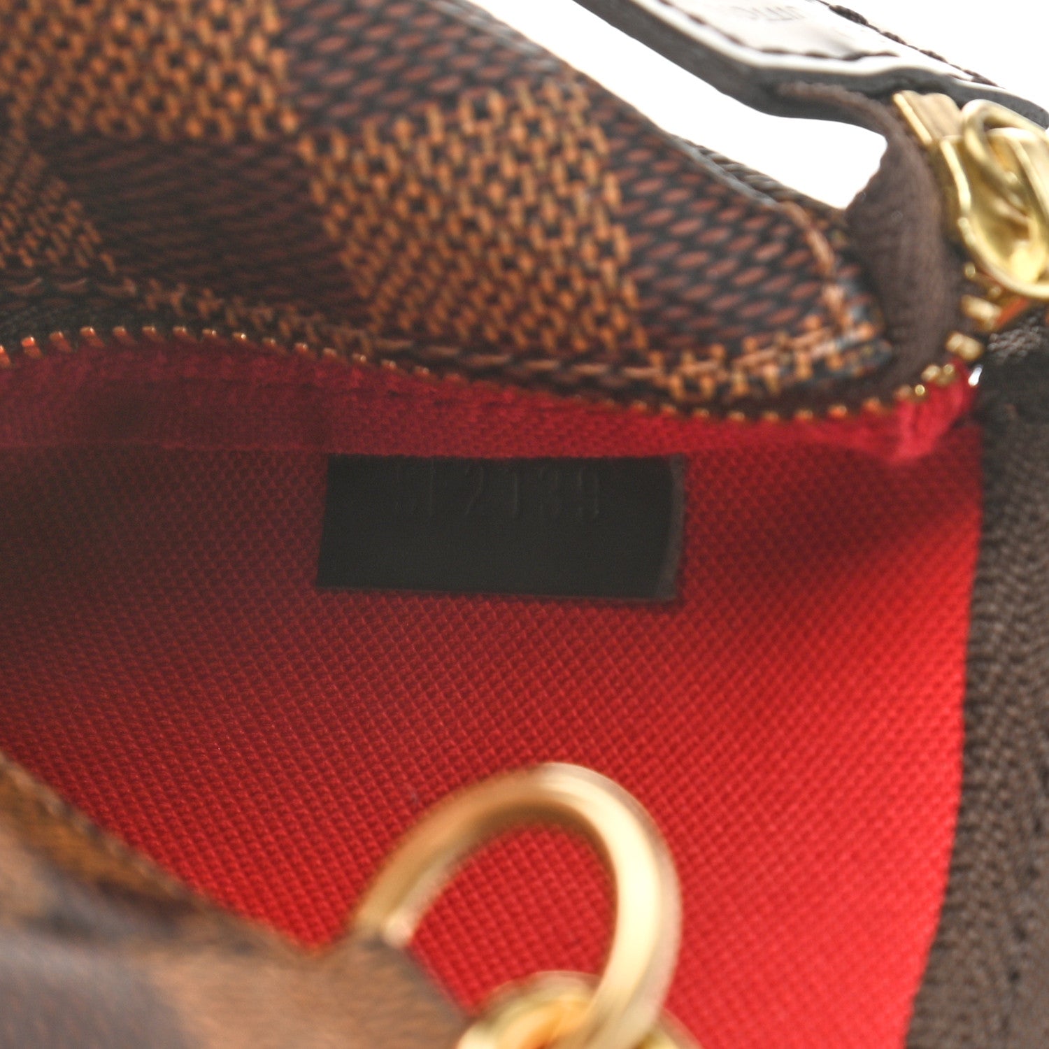 Louis Vuitton Damier Ebene Mini Pochette Accessories 6 of 8