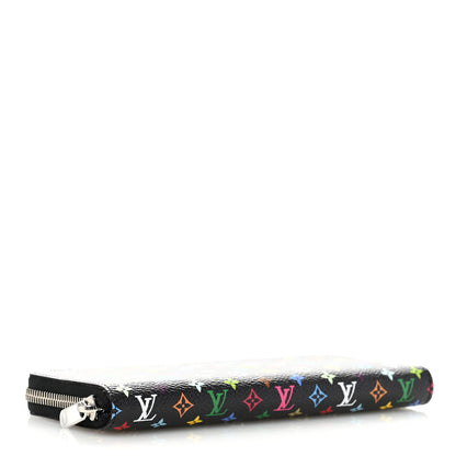 Louis Vuitton LV X TM Monogram Multicolor Clemence Wallet Black 4 of 8