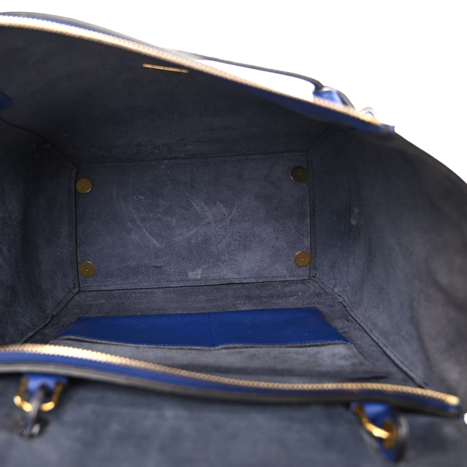 Celine Grained Calfskin Mini Belt Bag Indigo 5 of 12