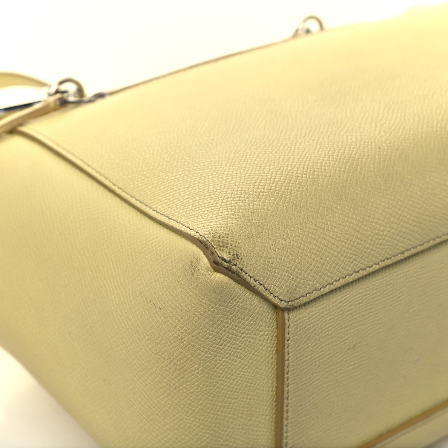 Celine Grained Calfskin Micro Belt Bag Bergamote 12 of 13