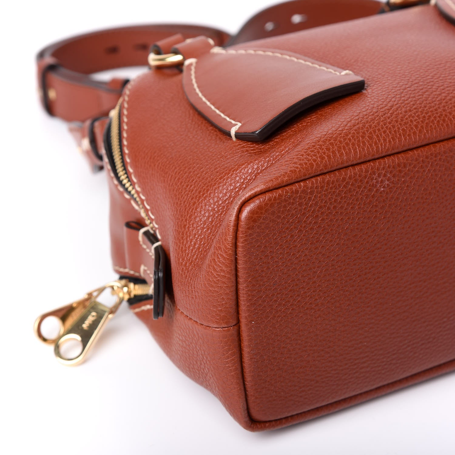 Chloe Calfskin Small Daria Sepia Brown 7 of 9
