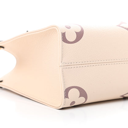 Louis Vuitton Empreinte Monogram Giant Onthego PM Creme Bois De Rose 9 of 11