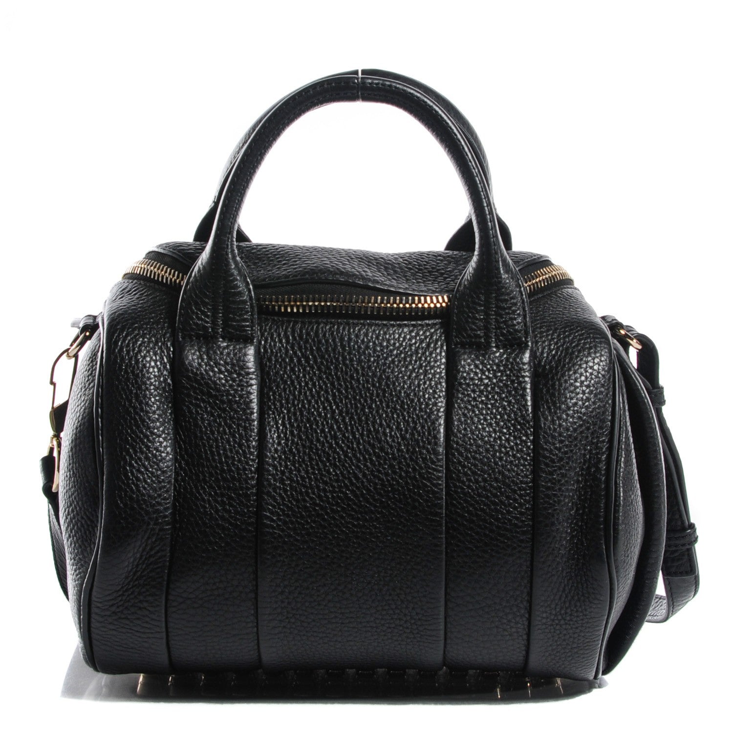 Alexander Wang Pebbled Lambskin Rockie Black Pale Gold Hardware 1 of 7