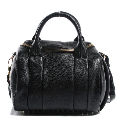 Alexander Wang Pebbled Lambskin Rockie Black Pale Gold Hardware 1 of 7