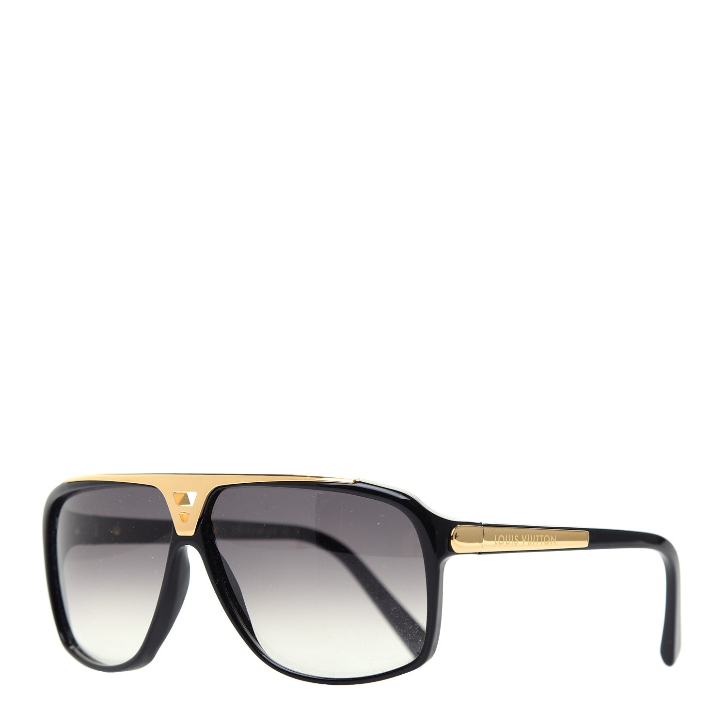Louis Vuitton Acetate Evidence Sunglasses Z0105W Black 1 of 9
