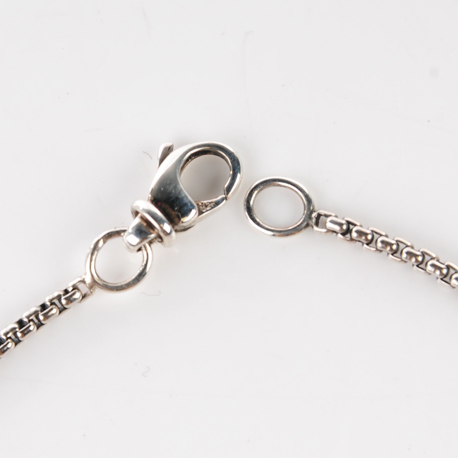 David Yurman Sterling Silver Pave 18K Yellow Gold Citrine Yellow Sapphire 7mm Petite Albion Necklace 5 of 6