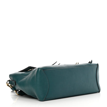 Chloe Calfskin Small Faye Day Shoulder Bag Blue 4 of 14