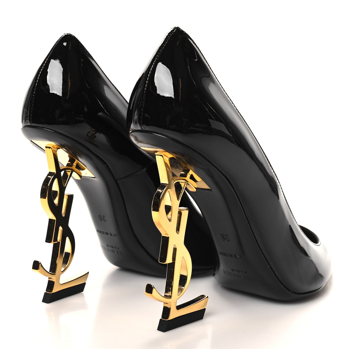Patent Opyum 110 Pumps 36 Black Gold