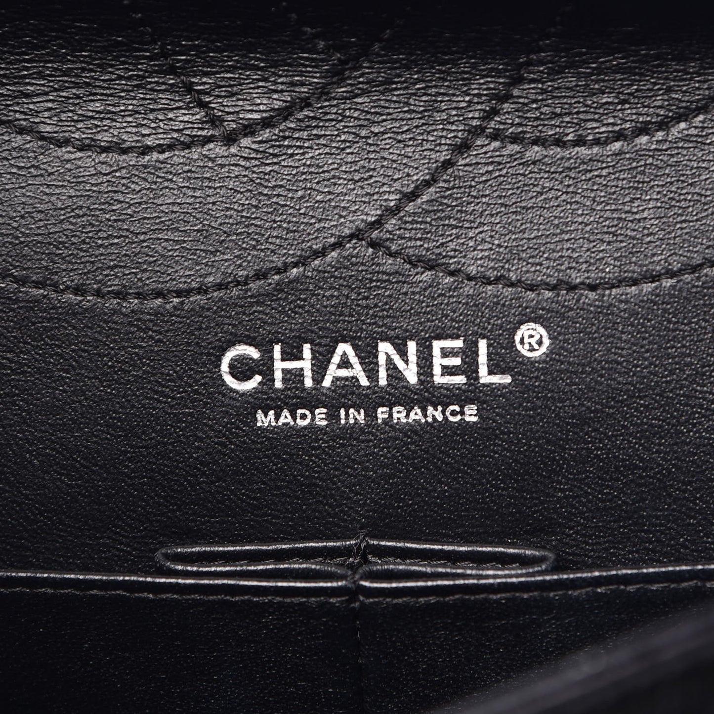 Glazed Aged Calfskin Quilted 2.55 Reissue 227 Flap Black