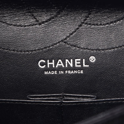 Chanel Glazed Aged Calfskin Quilted 2.55 Reissue 227 Flap Black 7 of 10