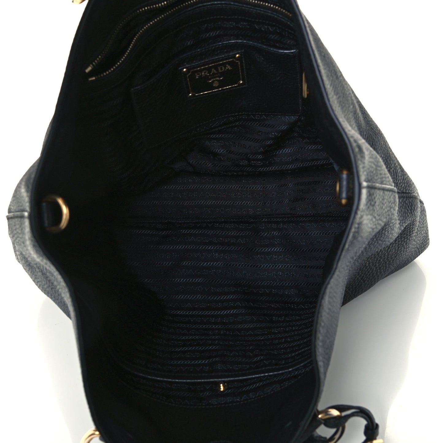 Vitello Daino Tote Black