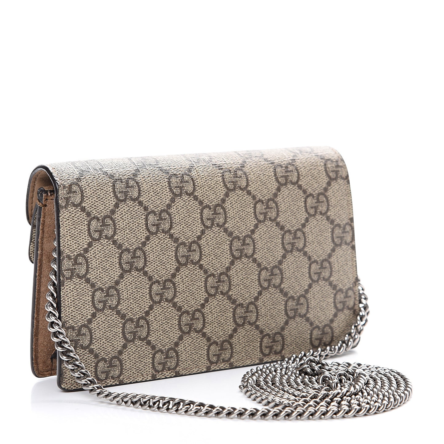 GG Supreme Monogram Super Mini Dionysus Shoulder Bag Taupe