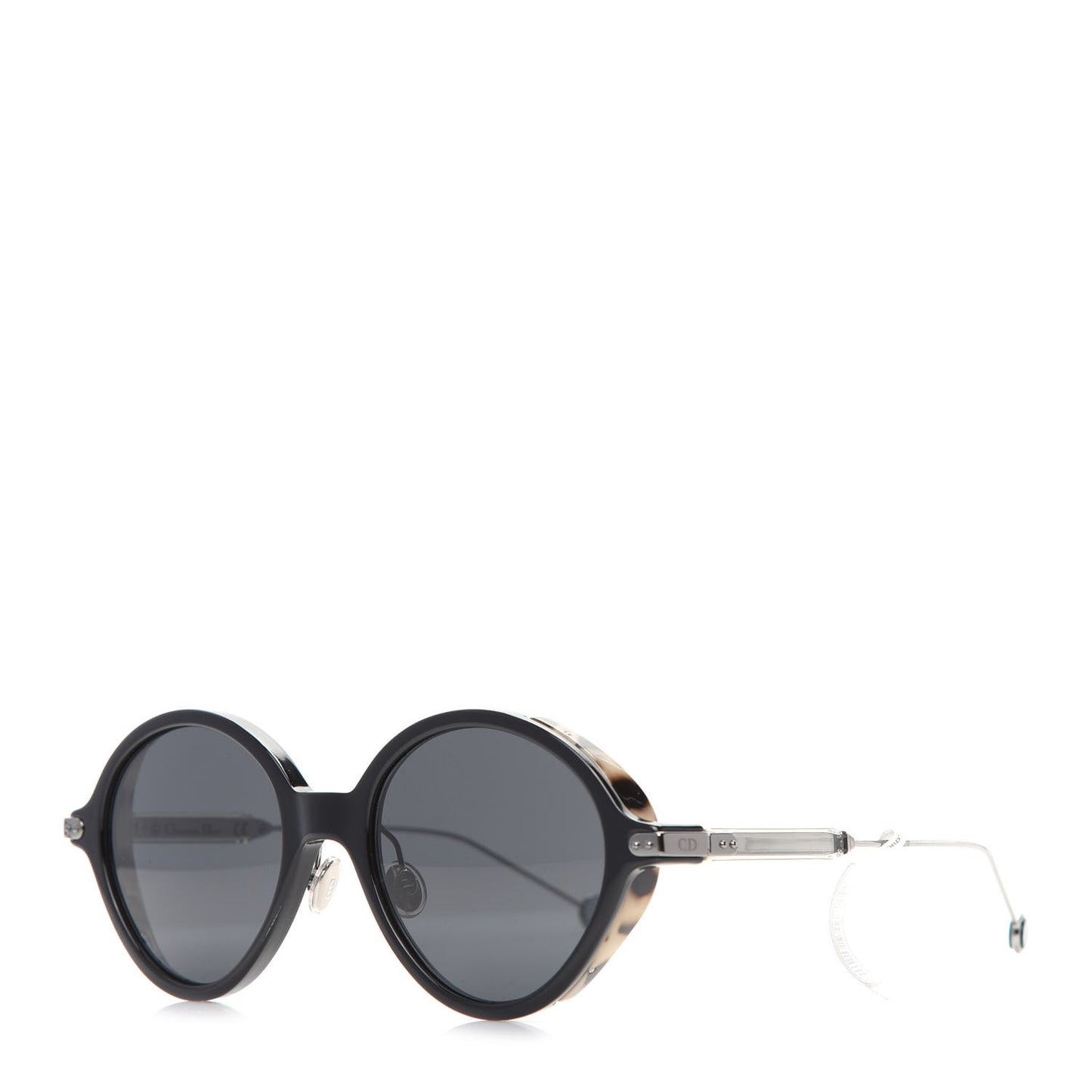 Acetate Round Umbrage Sunglasses Tortoise Black