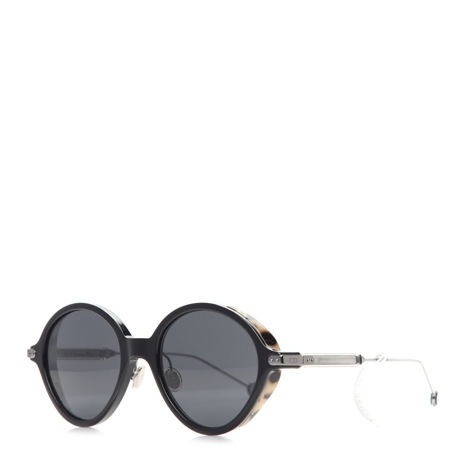 Christian Dior Acetate Round Umbrage Sunglasses Tortoise Black 1 of 8
