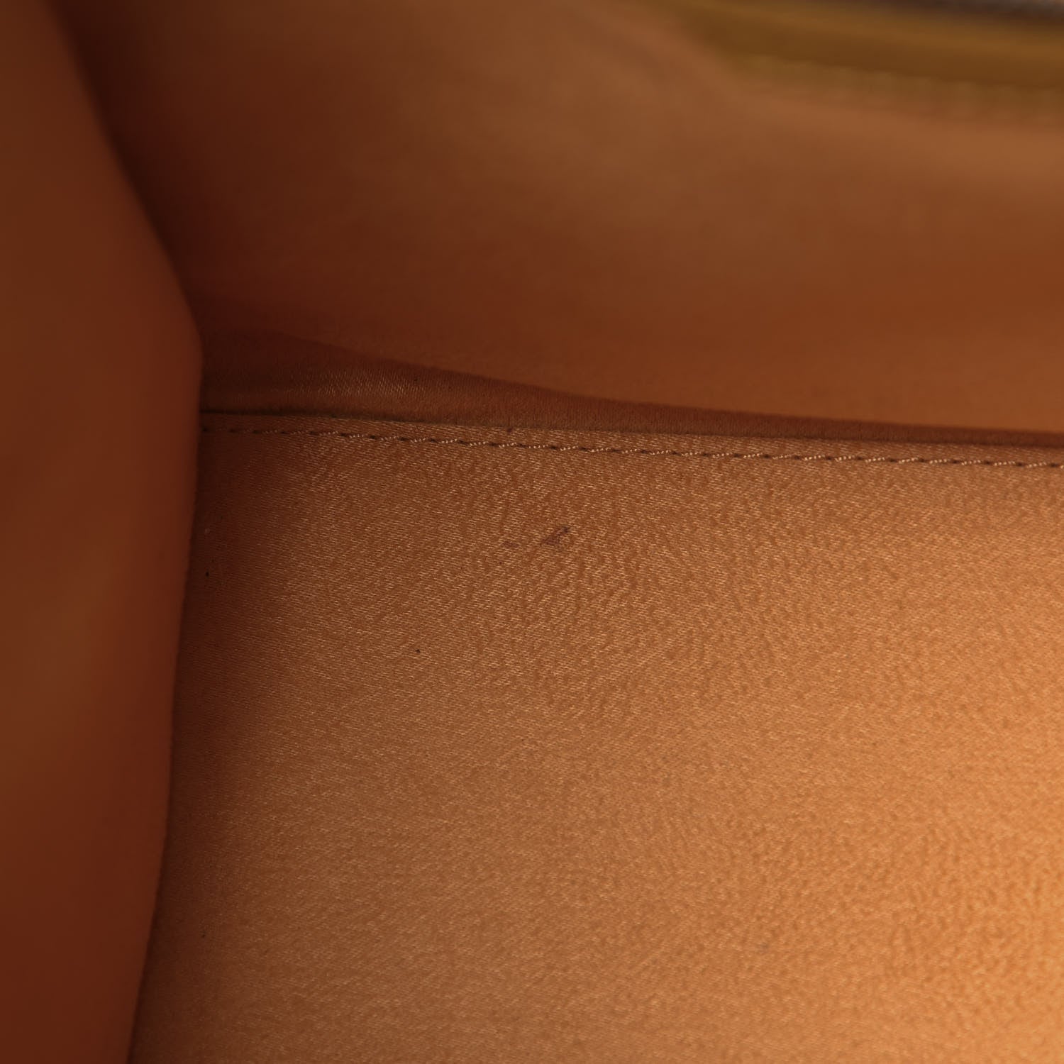 Celine Drummed Calfskin Micro Luggage Ocre 11 of 11