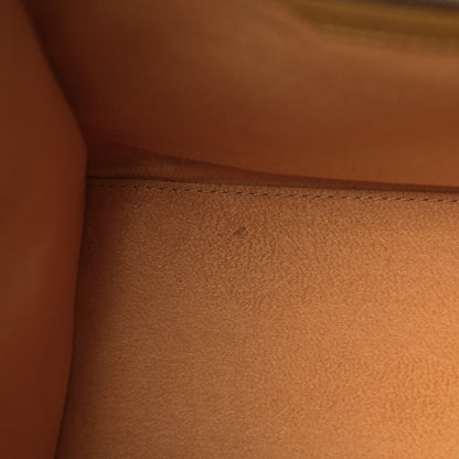 Celine Drummed Calfskin Micro Luggage Ocre 11 of 11