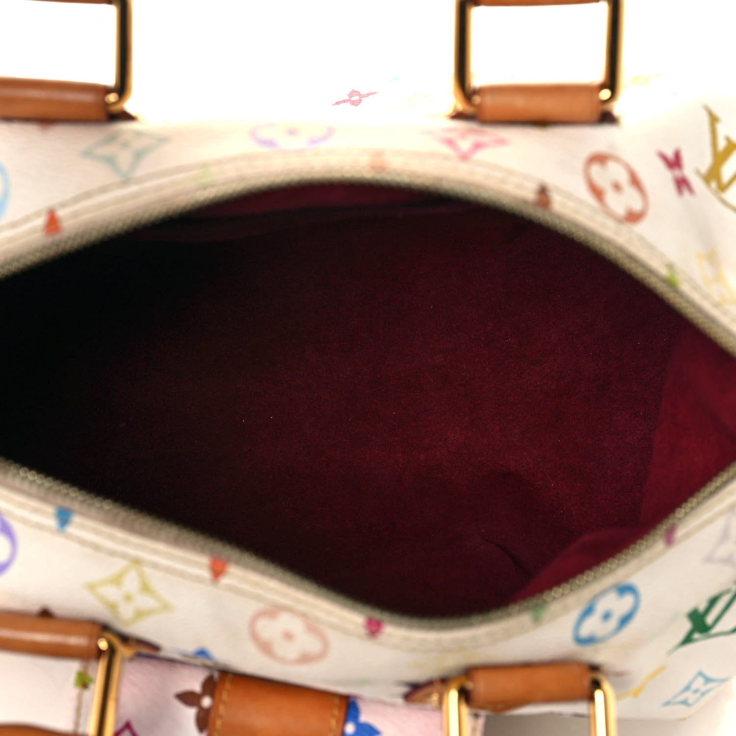 Louis Vuitton Monogram Multicolor Speedy 30 White 5 of 17
