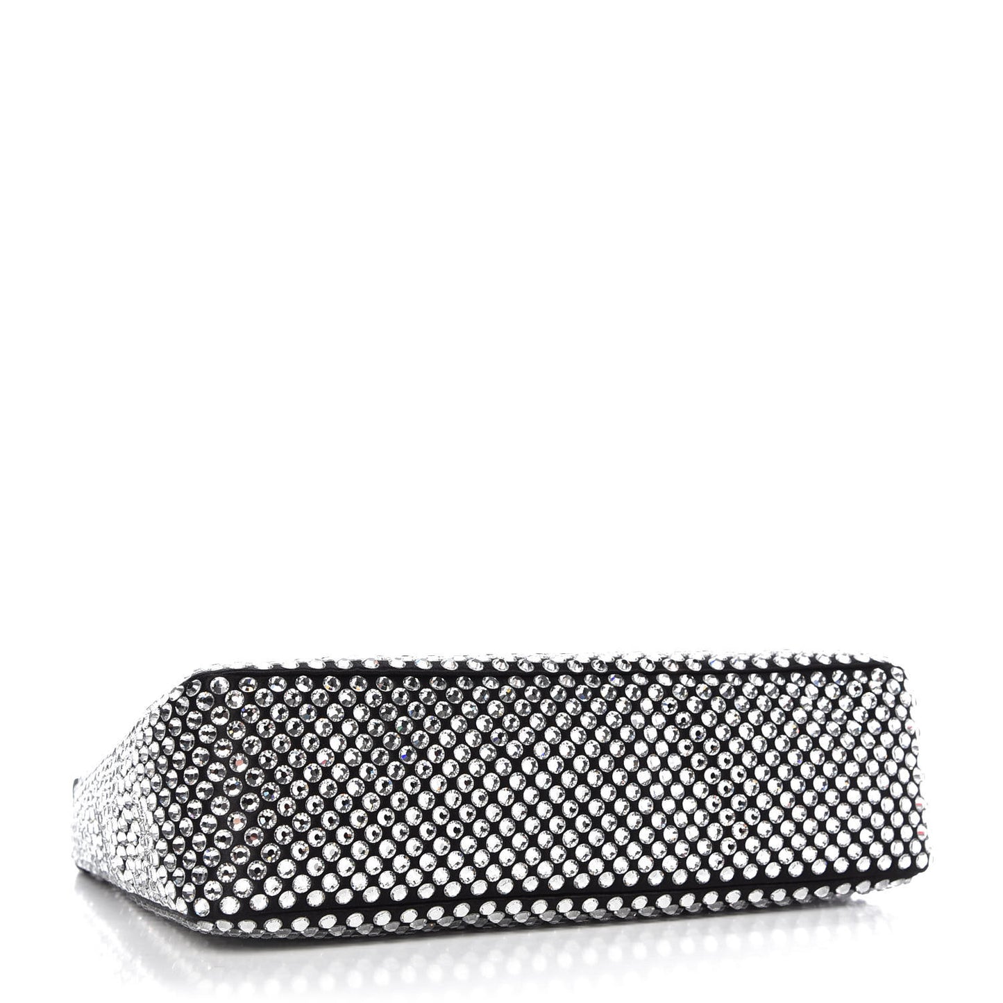 Satin Crystal Mini Re-Edition 2000 Bag Cristal